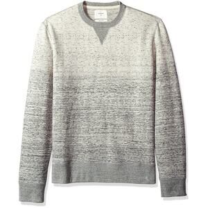 Billy Reid Geo Links crewneck sweater sweatshirt gray size medium men's